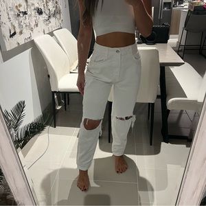 White Zara jeans